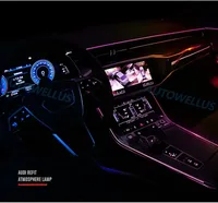 Luz Ambiental Dinámica Activa Symphony de 10W con 1 Año de Garantía para Audi A6 C8 2018-2025, Actualización Interior OLIVER