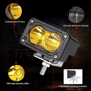 Nouveau projecteur LED, lampe de conduite auxiliaire, lampe de travail LED 3'' pour voiture, moto, phares avec support - Product Image 3