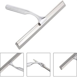 Durable Professional Convenient Stainless Steel Rubber <b>Shower</b> Car Washing Cleaner Window <b>Squeegee</b> SJY-250903-70 - Product Image 3