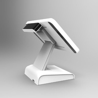 Sistema POS Todo en Uno de Alta Calidad con Pantalla Táctil Capacitiva de 15.6 Pulgadas y 10 Puntos, VFD/LED de 8 Dígitos, con Software POS Gratuito para Comercio Minorista