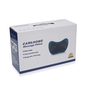 Masajeador de cuerpo completo para la cabeza y la espalda, almohada de masaje de cuello vibrador infrarrojo <span class=keywords><strong>shiatsu</strong></span> con calor, gran oferta - Product Image 6