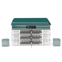 Incubateur à œufs de volaille de petite taille 160-480 œufs, pour oies et canards, avec retournement automatique des œufs, pompe à eau, contrôle de l'humidité, couveuse à poulets