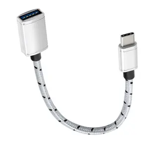 c型usb电缆3.1 Type-c公到USB母适配器电缆数据线