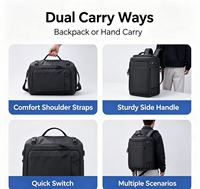 Sac à dos convertible pour ordinateur portable professionnel, étanche, multifonctionnel, sac de voyage pour ordinateur, logo personnalisé, fabricant OEM