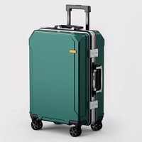 Maleta de Viaje con Ruedas Giratorias, Unisex, de Neopreno, con Gran Capacidad, Interfaz USB, Protección con Contraseña, Reforzada