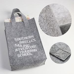 Bolso de compras de fieltro con logotipo personalizado al por mayor para regalar - Product Image 2