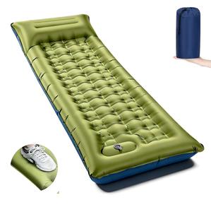 <span class=keywords><strong>Matelas</strong></span> <span class=keywords><strong>de</strong></span> <span class=keywords><strong>couchage</strong></span> gonflable Source Factory avec pompe à pied intégrée, coussin anti-humidité en TPU avec oreiller <span class=keywords><strong>intégré</strong></span> pour camping en plein air et tente - Product Image 1