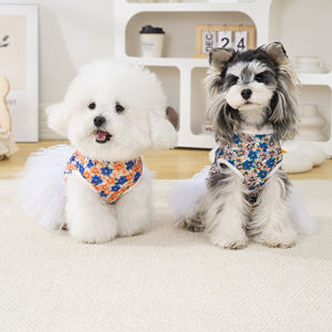 Robe tutu à imprimé floral pour <span class=keywords><strong>chien</strong></span> avec anneau en D, adorable robe <span class=keywords><strong>de</strong></span> princesse pour petits chiens et chats, vêtements d'été pour animaux <span class=keywords><strong>de</strong></span> <span class=keywords><strong>compagnie</strong></span>, jupe pour <span class=keywords><strong>petit</strong></span> <span class=keywords><strong>chien</strong></span> - Product Image 6