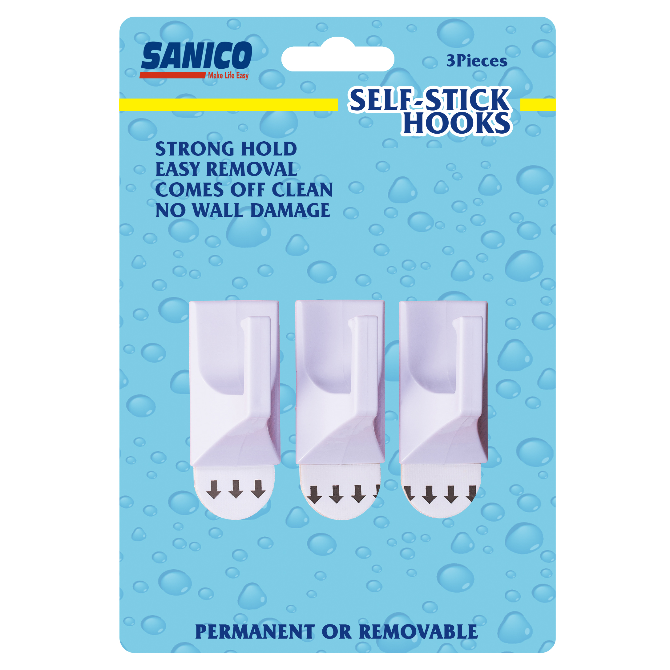 Double Sided Adhesive Hooks Strong Self Adhesive Hooks