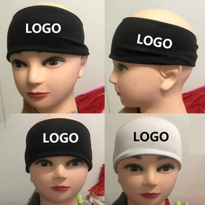 Logo stampato personalizzato elastico in seta Spandex poliestere Yoga da corsa basket fascia sportiva fascia per la testa per gli uomini - Product Image 6