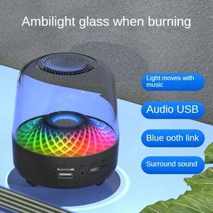 Altavoces Amplificadores de Sonido Portátiles Inteligentes con Luz LED RGB Colorida, de Acrílico Transparente PMMA, para Juegos <span class=keywords><strong>Devia</strong></span> - Product Image 3
