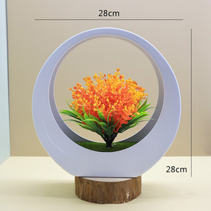 Kunstmatige Bonsai <span class=keywords><strong>Plant</strong></span> voor thuisdecoratie met plastic <span class=keywords><strong>pot</strong></span>, 28cm hoog, 26 designs beschikbaar - Moederdag cadeau - Product Image 3