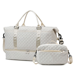 Bolsa de Viaje 2 en 1 de Gran Capacidad con Separación para Ropa Húmeda y Seca, Impermeable, con Bolsa Pequeña para Lavado de Manos, OEM/ODM, con Descuento - Product Image 2