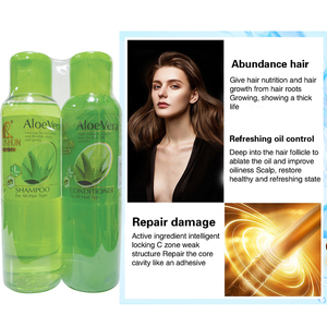 Set <span class=keywords><strong>Shampoo</strong></span> e Balsamo Liquido 2-in-1 al Ginseng e Aloe Vera 500ml+500ml Antiforfora e Nutriente per Donne - Product Image 6