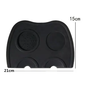 Coffee Maker Support Base Rack Silicone Coffee Tamper Holder Mats Tamping Anti-Slip Corner Pads