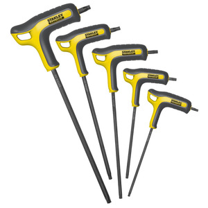 Jeu de clés Torx Stanley Fatmax 5 pièces, qualité industrielle, acier au chrome-vanadium, finition oxyde noir - Product Image 1