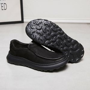 Chaussures plates extra larges pour femmes, légères, respirantes, à bout carré, pour personnes âgées, mocassins décontractés en cuir, vente en gros - Product Image 3