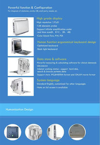 Échographe Doppler Couleur Vertical Portable P60 Économique à Bas Prix, Machine d'Échocardiographie Médicale à Infrarouge Lointain en Acier Inoxydable - Product Image 2