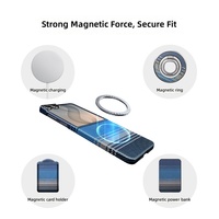 Coque de téléphone antichoc de luxe en fibre de carbone pour Z Flip 8, avec chargement magnétique sans fil, gaufrée, légère (25g), couleur unie