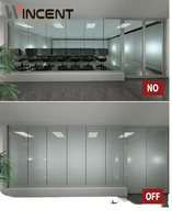 Película PDLC para Ventanas de Edificios Tamaño A4, Decoración de Muebles para Sala de Estar de Apartamentos, Vidrio Inteligente Autoadhesivo Conmutable