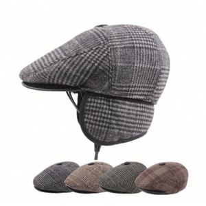 Béret plat en tricot matelassé personnalisé, imprimé sérigraphié, plusieurs tailles, chaud, pour homme, idéal pour le sport, les fêtes et la pêche - Product Image 1