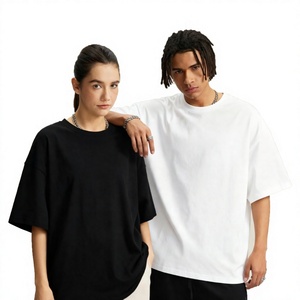 Camiseta Extra Grande para Hombre, 380 g/m², 100% Algodón, Cuello Redondo, Manga Corta, Estampado por Sublimación, Estilo Casual Urbano - Product Image 2