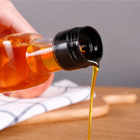 Bouteille carrée en plastique PET de 250 ml, impression d'étiquettes, contenants pour huile de palme/huile d'olive/huile de noix de coco