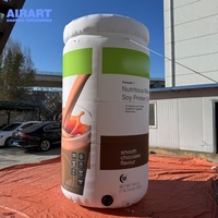 Offre Spéciale ballon géant de bouteille de lait de chocolat gonflable de nouveau style pour l'affichage carré de parc, modèle gonflable imprimé de bouteille