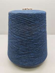 Fibra preossidata e Lycell o Nylon 30s/2 indice limitante di ossigeno 32 + filato di colore misto tinto ritardante di fiamma - Product Image 2