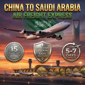 Transporte Aéreo Rápido de China a Arabia Saudita, Agencia de Envío Puerta a Puerta DDP a Riad con Servicio de Despacho de Aduanas - Product Image 1