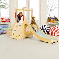 Équipement de terrain de jeu intérieur Montessori, structure de jeu souple pour enfants, crèche, garderie, centre d'activités préscolaire, conception sécurisée