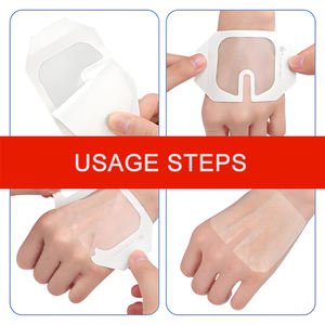 Pemasok Tiongkok jarum Industri tahan air steril memperbaiki <span class=keywords><strong>I.V</strong></span> transparan <span class=keywords><strong>PU</strong></span> Film berpakaian - Product Image 4