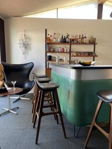 Mini <span class=keywords><strong>Bar</strong></span> de café personalizado para eventos de desayuno iluminado de gama alta de lujo para el hogar, barra redonda plegable, Mostrador de <span class=keywords><strong>luz</strong></span> para bodas - Product Image 4