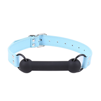 Bâillon buccal BDSM en silicone en forme d'os de chien, plug buccal de retenue pour adultes, jouet sexuel, bâillon à boule pour jeux adultes