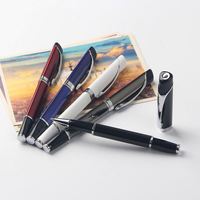 Haute qualité personnalisé stylos à bille en métal stylo en métal triangle stylo boîte cadeau avec logo personnalisé