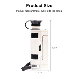 Fabrika hassas işıklı Zoom cep mikroskop 80-120X Zoom yeteneği eğitim için taşınabilir mikroskop - Product Image 3