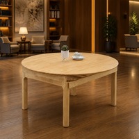 Ensemble de salle à manger extensible en bois massif pour 6 personnes avec chaises rembourrées, bois clair, style nordique minimaliste pour la maison et la cuisine