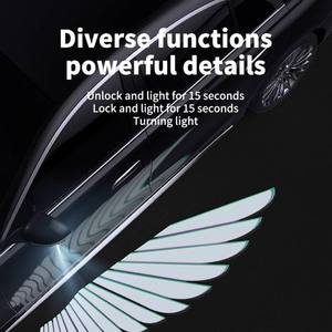 Nouvel éclairage LED universel pour rétroviseur de voiture, projecteur ailes d'ange, tapis de bienvenue universel ailes d'ange - Product Image 3