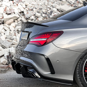 สปอยเลอร์กันชนหลัง Mercedes-Benz สีดำเงา PP 2016-2019 CLA45 AMG C117 - Product Image 2