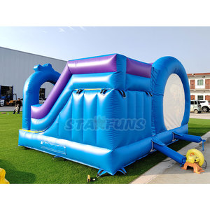 Castillo Inflable con Tobogán a Precio de Fábrica, Castillo Inflable de Dibujos Animados para Niños al Aire Libre, Combo de Castillo Inflable para Fiestas de Alquiler - Product Image 4