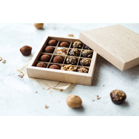 Emballage de luxe Luqaimat Boîte de biscuits aux bonbons aux palmiers dattiers Boîte cadeau des Émirats arabes unis