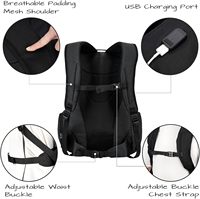 Sac de skateboard personnalisé 17.3 pouces sac à dos pour ordinateur portable basket Longboard sac à dos avec port de charge USB pour les voyages sportifs