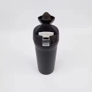 480ml One Touch Lock <b>Coffee</b> Mug Stainless Steel Drinking Water Thermos Bottle Vacuum <b>Flask</b> with Button Lid - Product Image 4