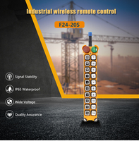 Interruptor Inalámbrico Industrial para Grúa F24-20S Multifunción, Impermeable para Exteriores, de 20 Teclas y Una Sola Velocidad