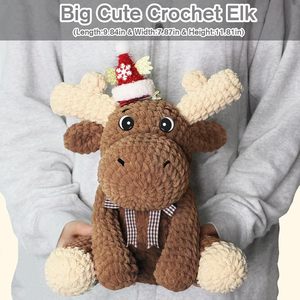Kit de Ganchillo Pafu <span class=keywords><strong>para</strong></span> Principiantes, Lindos Herramientas de Hilo, Kit de Manualidades de Peluche de Animales Hechos a Mano, Logotipo Personalizado, Muñeco de Alce DIY, Tela Textil - Product Image 4