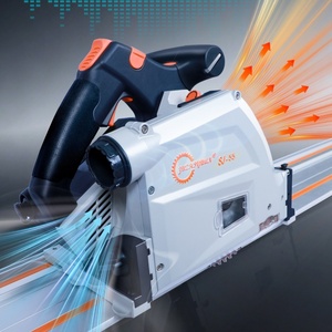 Scie à plongée de table à moteur sans balais JZY à coupe de précision 2000W SJ-55 Scie à rail sans balais pour la coupe du bois Scie à rail - Product Image 5