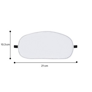 Персонализированная полиэфирная сублимационная маска для глаз «DIY» с принтом, одеяло для сна для рекламных и деловых подарков - Product Image 2