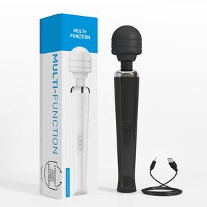 AV Wand Vibrator Massage gerät Zauberstab Handheld Vibrator Persönliches Massage gerät 20-Gang <span class=keywords><strong>Wireless</strong></span> USB Wiederauf lad bares Sexspielzeug für Erwachsene für Frauen - Product Image 6