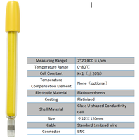 Sondes et électrodes de conductivité en verre platine R-Z K=1, modèles personnalisés BNC, précision 0,1, garantie 1 an
