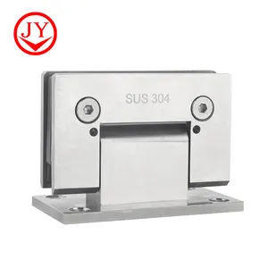 Bisagra de ducha hidráulica de aleación de Zinc, pivote de vidrio ajustable, 90 grados, vidrio a pared, para puerta de vidrio, gran oferta